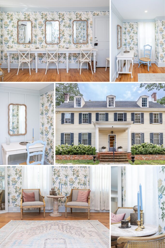 A garden party at Founder's Grove with floral designs provided by Leigh Florist of Audubon, NJ